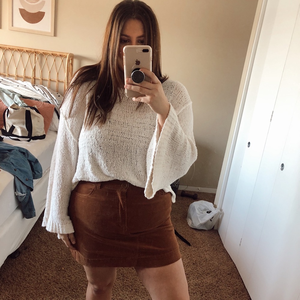 Corduroy skirt
